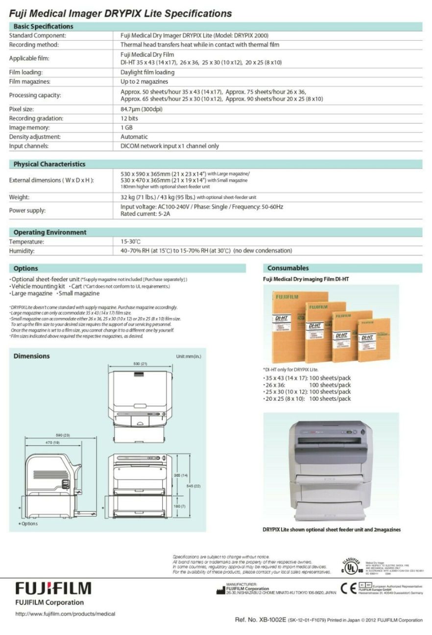 Fuji Drypix Lite Thermal Printer