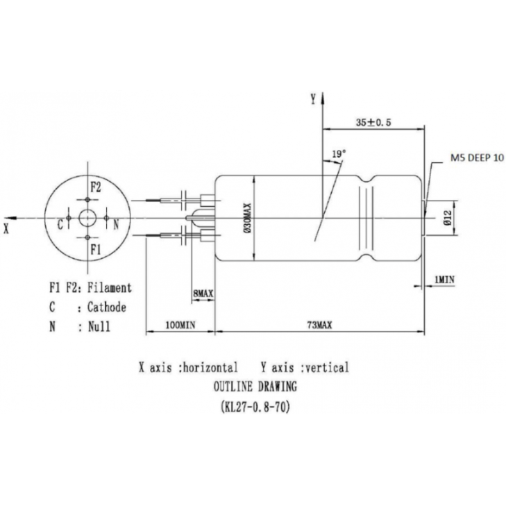X-Ray Tube Insert KL27-0.8-70