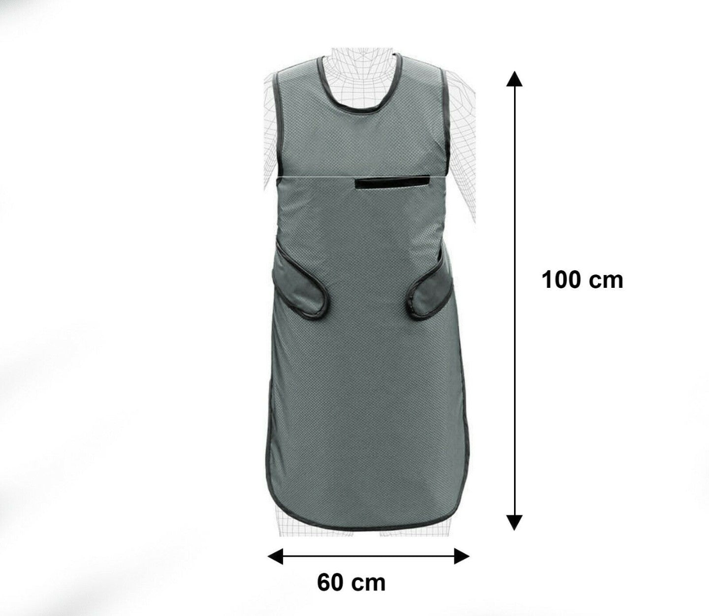 SPOX Lead Free Apron With Collar (Ultra Light Weight Vinyl)