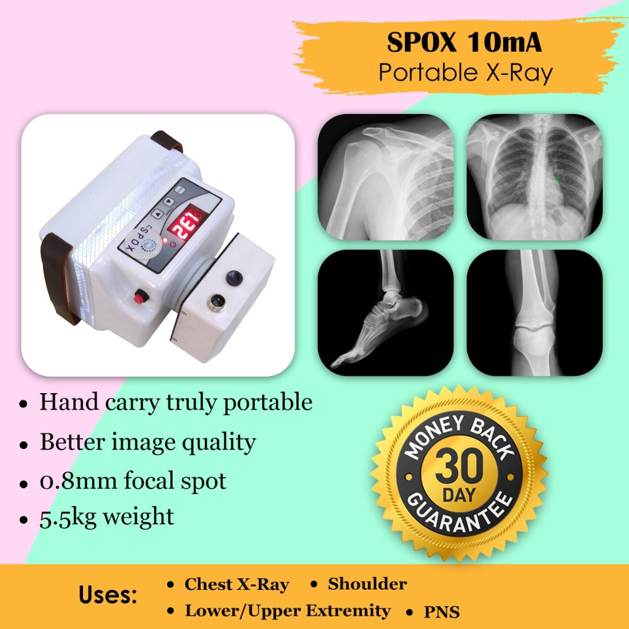 10mA Portable X-Ray